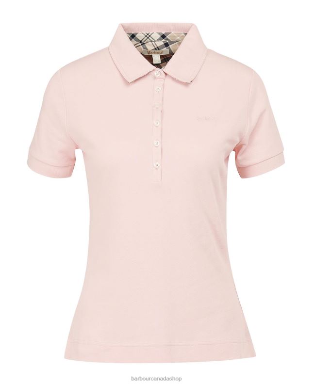 Barbour Clothing Women Pink/Indigo Tartan Portsdown Top 2BB2F1746