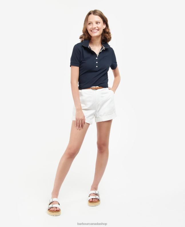 Barbour Clothing Women Pink/Indigo Tartan Portsdown Top 2BB2F1757