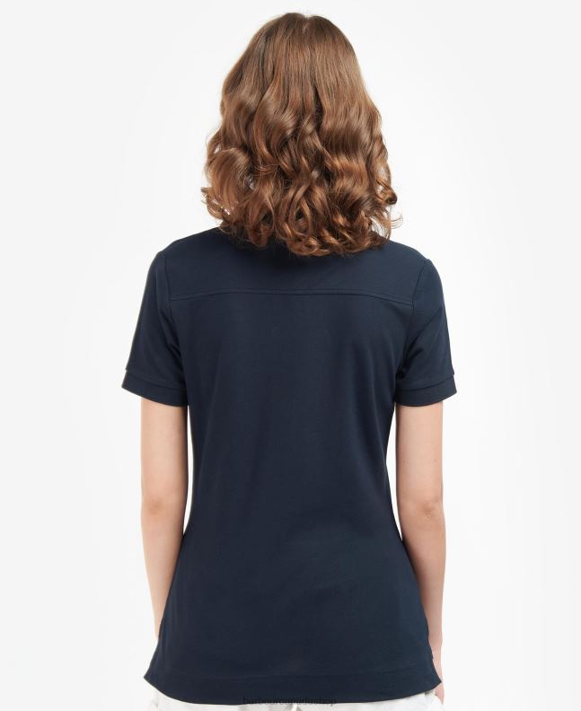 Barbour Clothing Women Pink/Indigo Tartan Portsdown Top 2BB2F1757