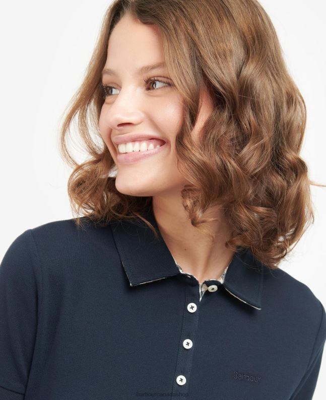 Barbour Clothing Women Pink/Indigo Tartan Portsdown Top 2BB2F1757