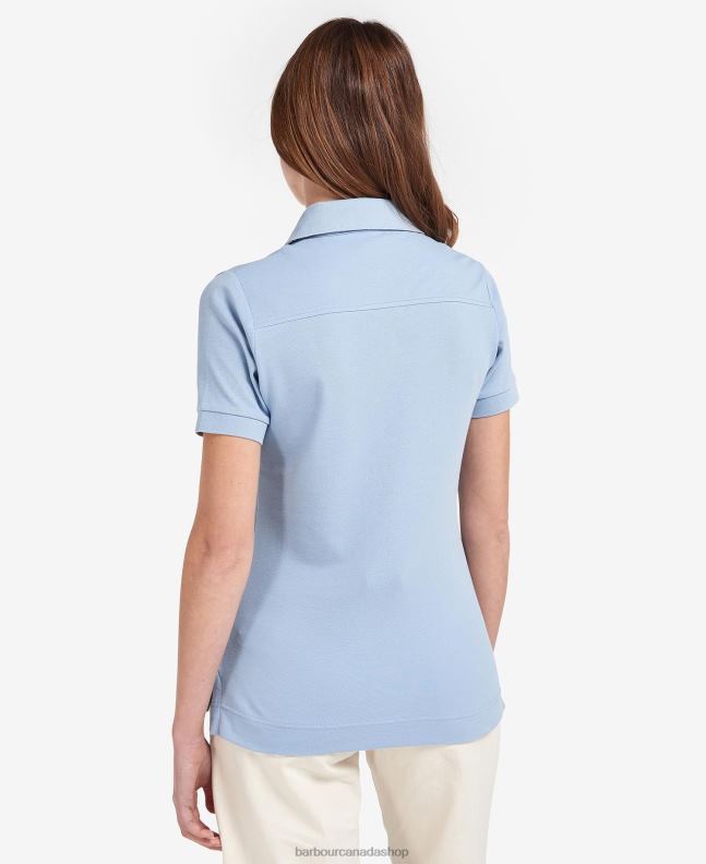 Barbour Clothing Women Pink/Indigo Tartan Portsdown Top 2BB2F1758