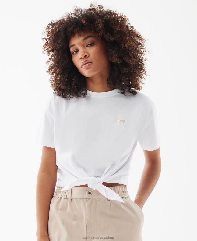 Barbour Clothing Women Summer Black Soules T-Shirt 2BB2F1651