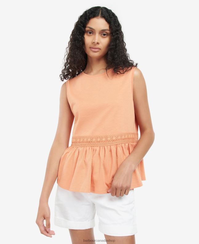 Barbour Clothing Women White Willow Top 2BB2F1728