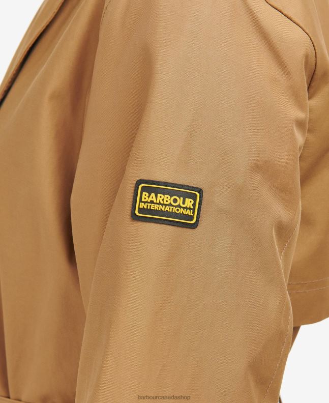 Barbour Clothing Women Black/Northumberland Check Powerbuilt Waterproof Trench Coat 2BB2F1540