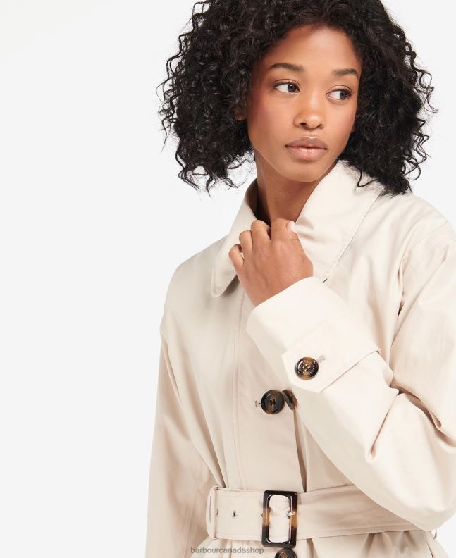 Barbour Clothing Women Dark Navy/Ancient Poplar Somerland Trench Coat 2BB2F1523