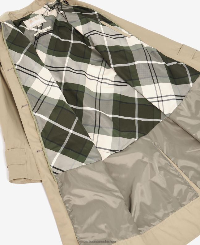 Barbour Clothing Women Dark Navy/Ancient Poplar Somerland Trench Coat 2BB2F1530