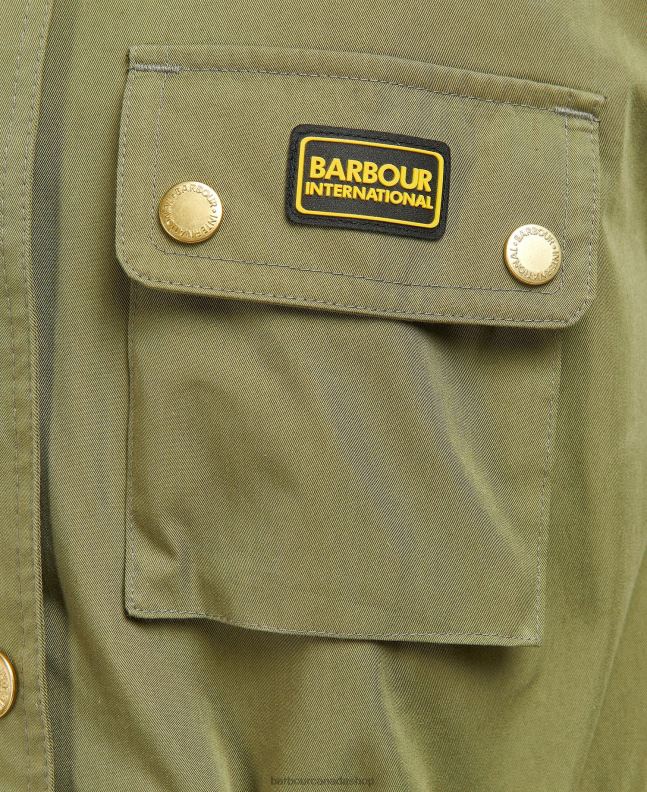 Barbour Clothing Women Midnight Green Thruxton Waterproof Trench Coat 2BB2F1536