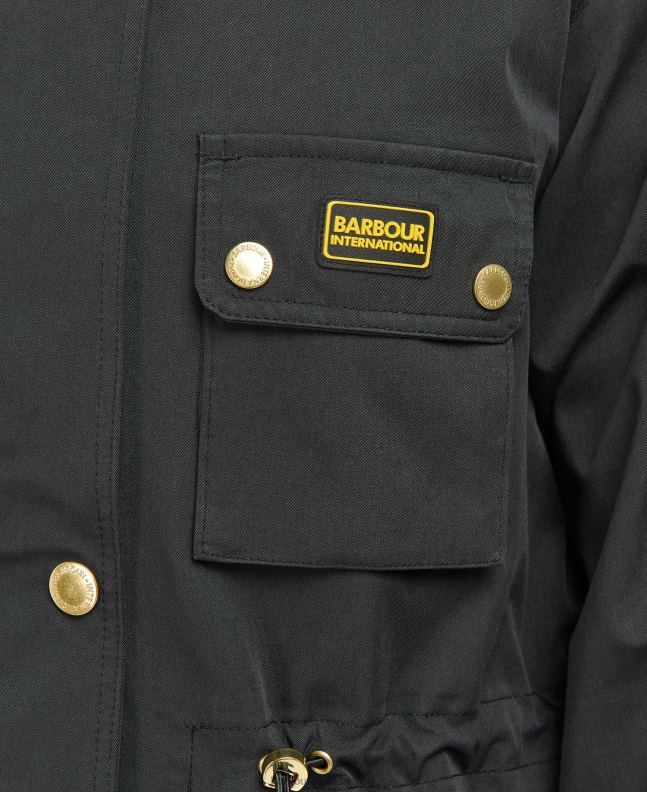 Barbour Clothing Women Midnight Green Thruxton Waterproof Trench Coat 2BB2F1537