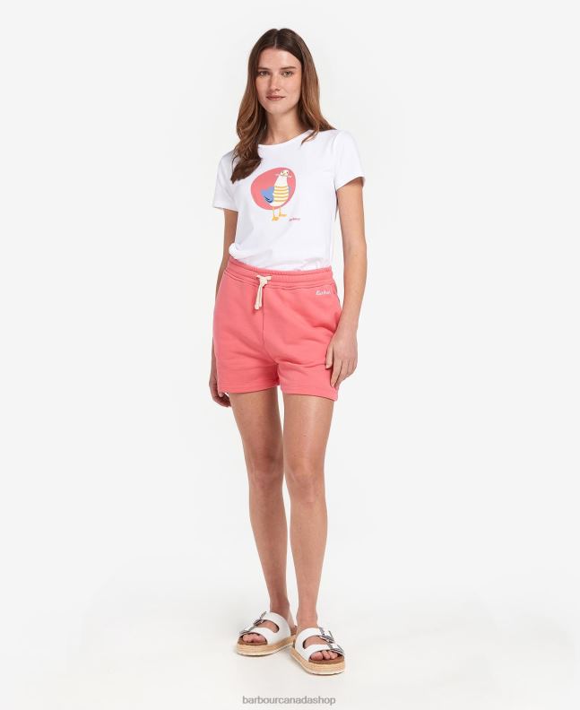 Barbour Clothing Women Dusky Khaki Otterburn Shorts 2BB2F1807