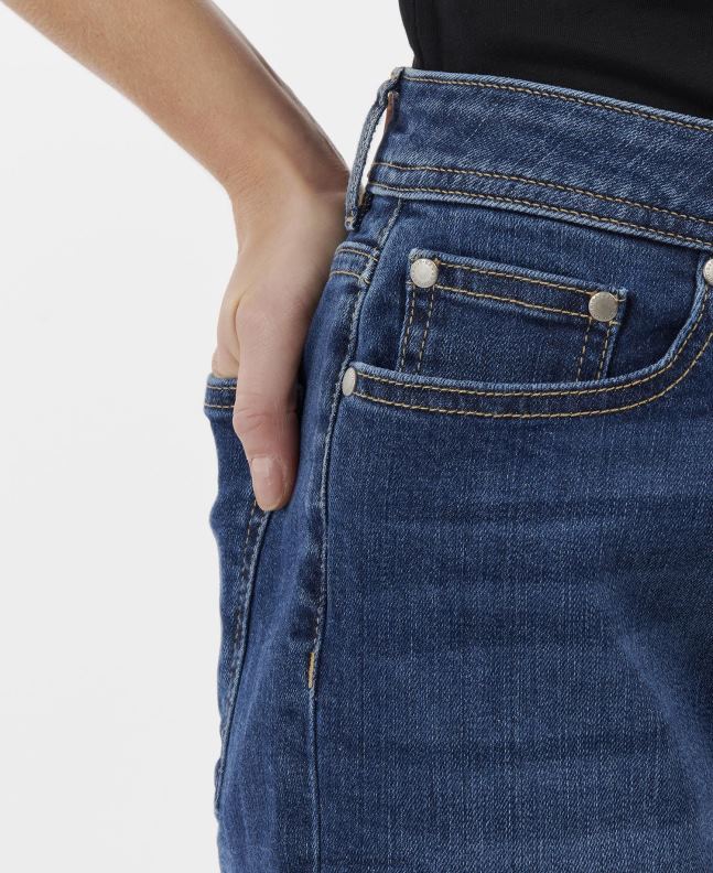 Barbour Clothing Women Ecru Maddison Denim Shorts 2BB2F1762