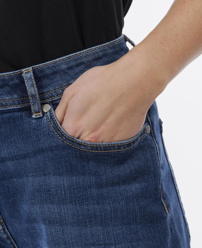 Barbour Clothing Women Ecru Maddison Denim Shorts 2BB2F1762