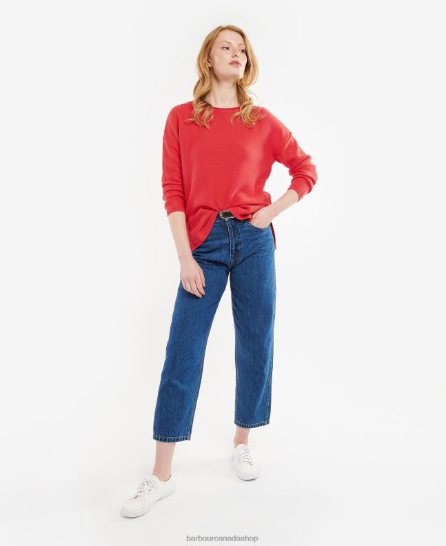 Barbour Clothing Women Ecru Westbury Barrel Leg Jeans 2BB2F1779