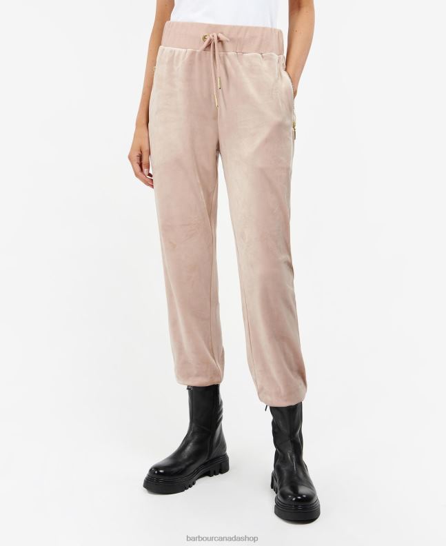 Barbour Clothing Women Pink Clay Highroads Jogger 2BB2F1810