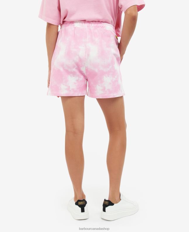Barbour Clothing Women Pink Crush Multi Chinetti Shorts 2BB2F1796