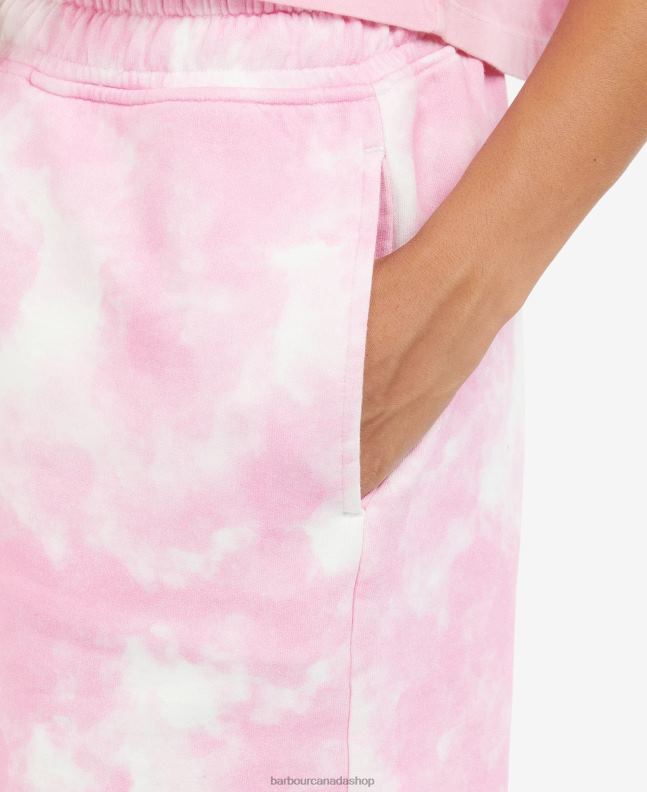 Barbour Clothing Women Pink Crush Multi Chinetti Shorts 2BB2F1796