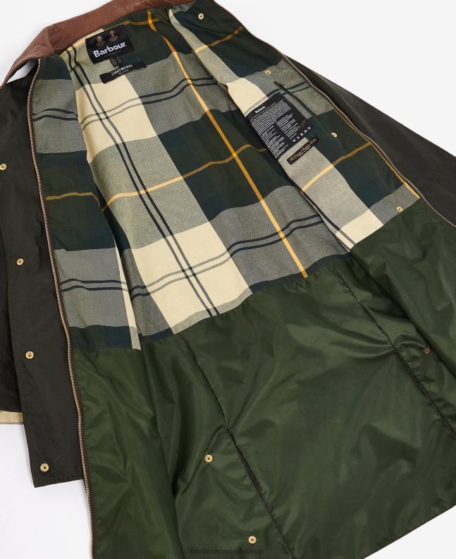 Barbour Clothing Women Archive Olive/Ancient Bearden Waxed Jacket 2BB2F1371