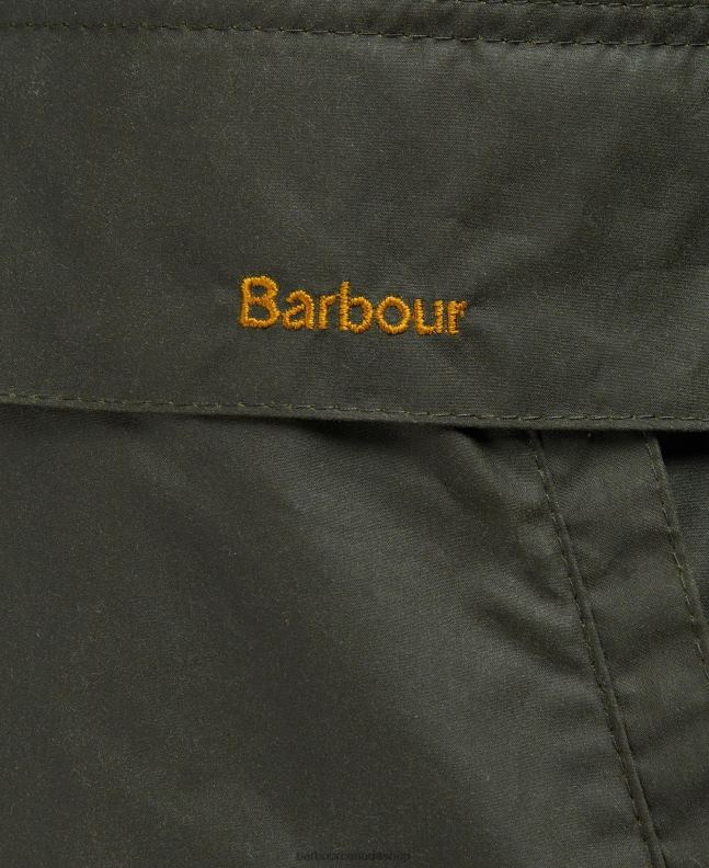 Barbour Clothing Women Archive Olive/Ancient Eddleston Waxed Jacket 2BB2F1367