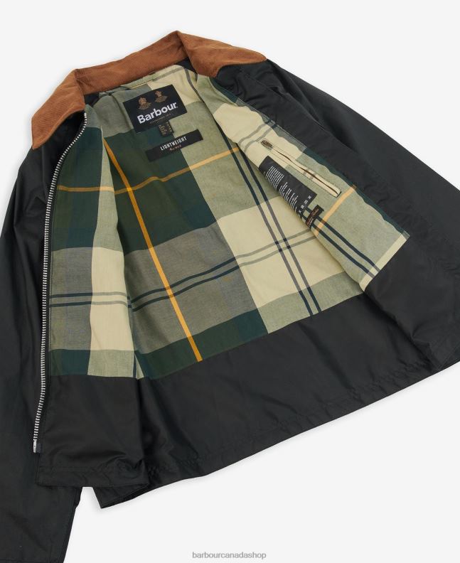 Barbour Clothing Women Archive Olive/Ancient Eddleston Waxed Jacket 2BB2F1383