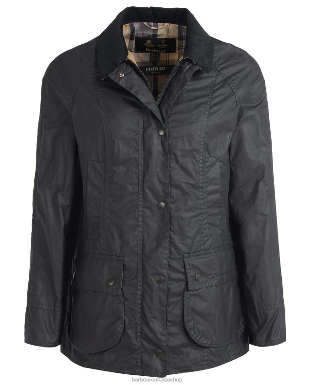 Barbour Clothing Women Archive Olive Lightweight Beadnell Waxed Cotton Jacket 2BB2F1378