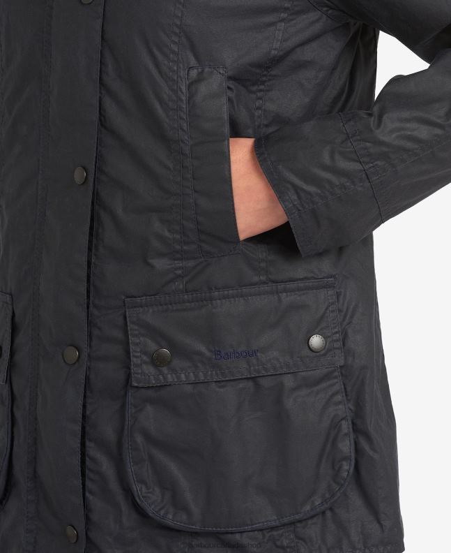 Barbour Clothing Women Archive Olive Lightweight Beadnell Waxed Cotton Jacket 2BB2F1378