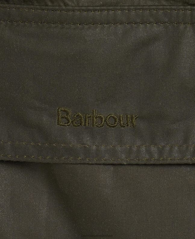 Barbour Clothing Women Archive Olive Lightweight Durham Waxed Cotton Jacket 2BB2F1369