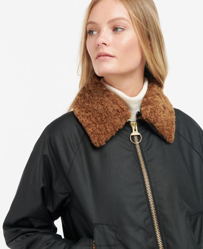 Barbour Clothing Women Fern/Classic Tartan Carloway Wax Jacket 2BB2F1385