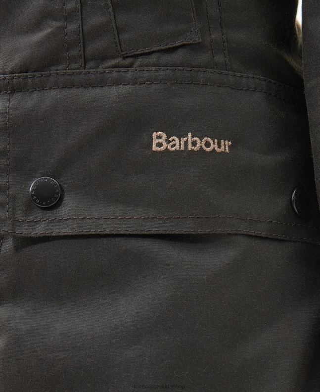 Barbour Clothing Women Olive Limited Edition Union Jack Beadnell Wax Jacket 2BB2F1366