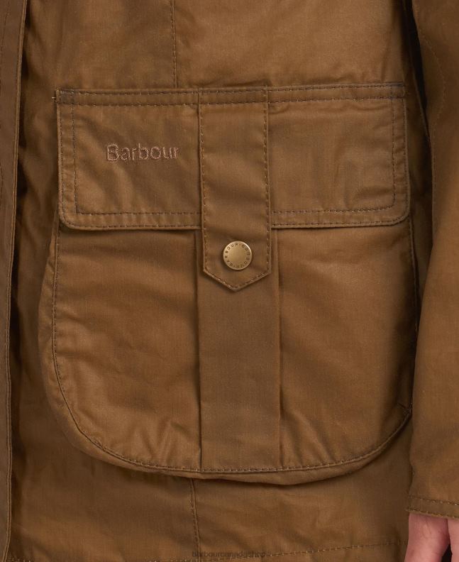 Barbour Clothing Women Royal Navy/Classic Lightweight Defence Waxed Cotton Jacket 2BB2F1388
