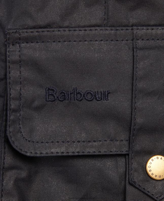 Barbour Clothing Women Royal Navy/Classic Lightweight Defence Waxed Cotton Jacket 2BB2F1389