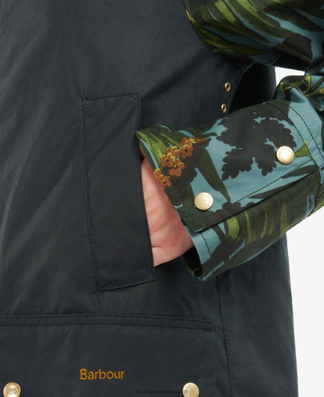 Barbour x House of Hackney Clothing Women Limerence/Sky/Navy Handley Wax Jacket 2BB2F1384