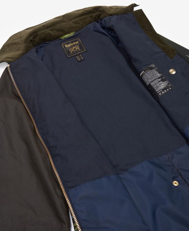Barbour x House of Hackney Clothing Women Limerence/Sky/Navy Handley Wax Jacket 2BB2F1384