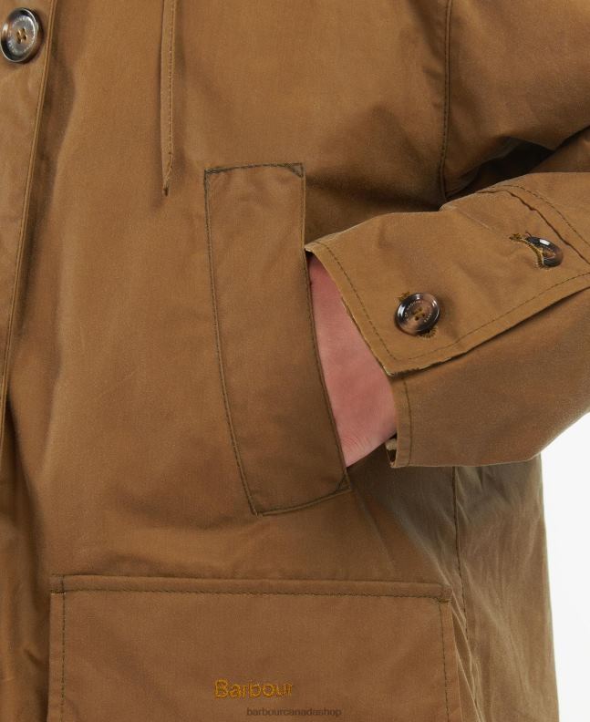 Barbour x House of Hackney Clothing Women Sand/Limerence/Sky Petiver Wax Jacket 2BB2F1382