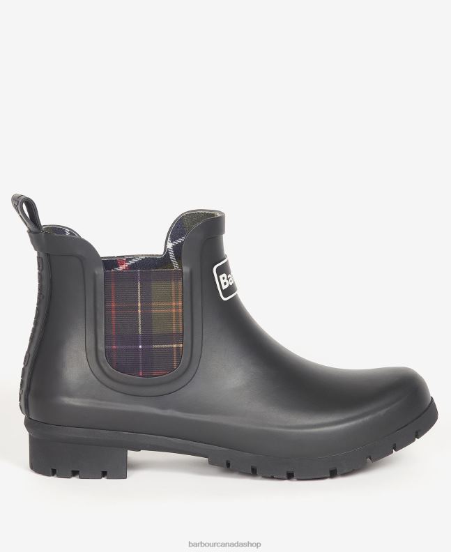 Barbour Footwear Women Black Kingham Wellingtons 2BB2F2156