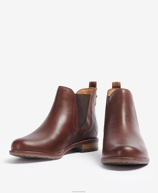 Barbour Footwear Women Classic Black Camelia Diamond-Quilted Chelsea Boots 2BB2F2087