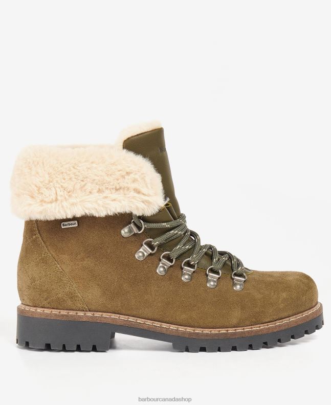 Barbour Footwear Women Khaki Paisley Boots 2BB2F2080