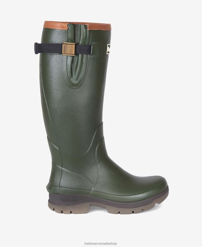 Barbour Footwear Women Olive Tempest Wellingtons 2BB2F2154