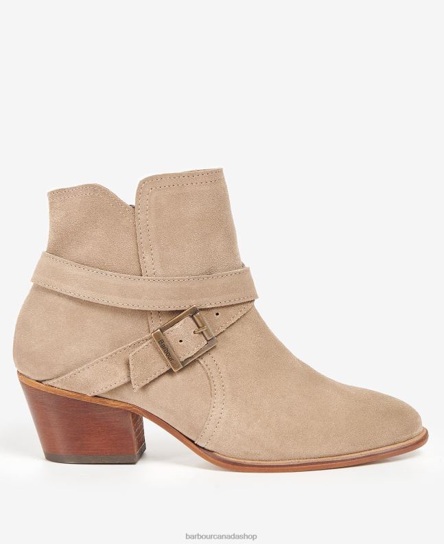 Barbour Footwear Women Taupe Suede Nives Boots 2BB2F2055
