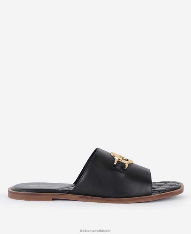 Barbour Footwear Women Classic Black Pansy Sandals 2BB2F2115