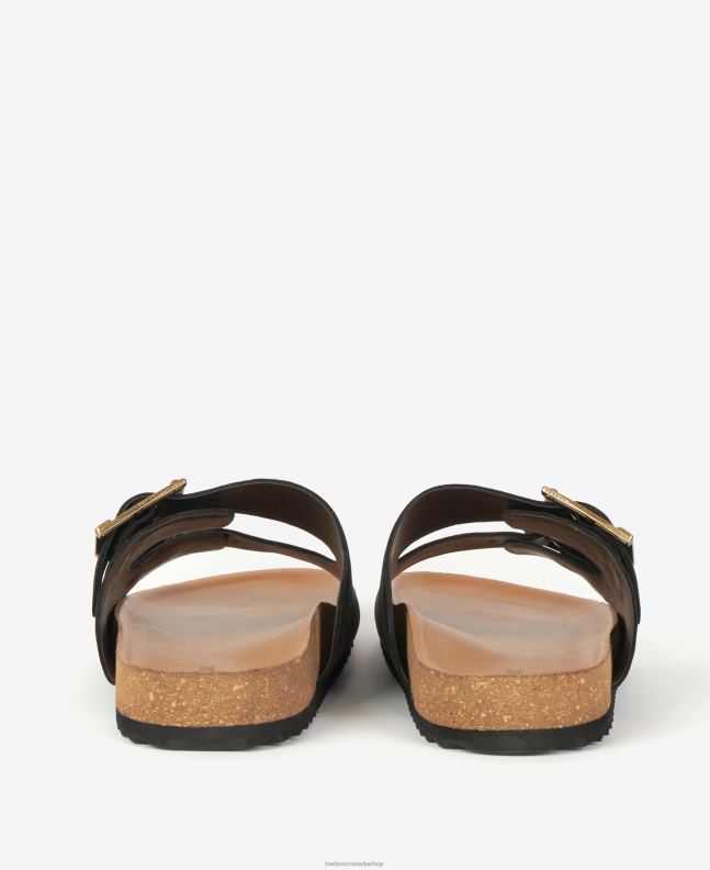 Barbour Footwear Women Classic White Allegra Two Strap Sandals 2BB2F2116