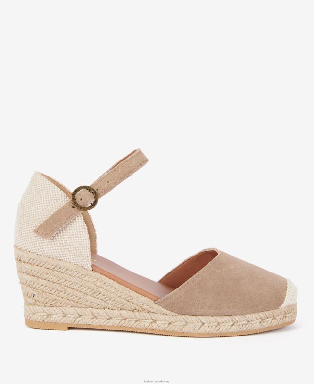 Barbour Footwear Women Sand Frances Espadrille Wedges 2BB2F2095