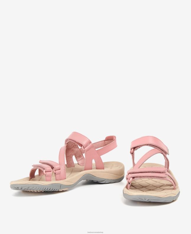 Barbour Footwear Women Tan Kenmore Strappy Sports Sandals 2BB2F2094