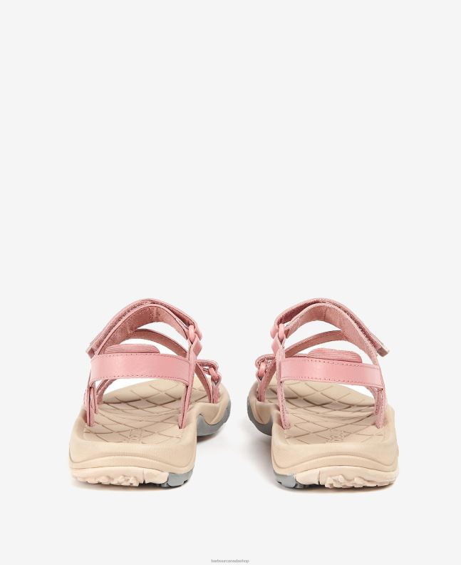 Barbour Footwear Women Tan Kenmore Strappy Sports Sandals 2BB2F2094