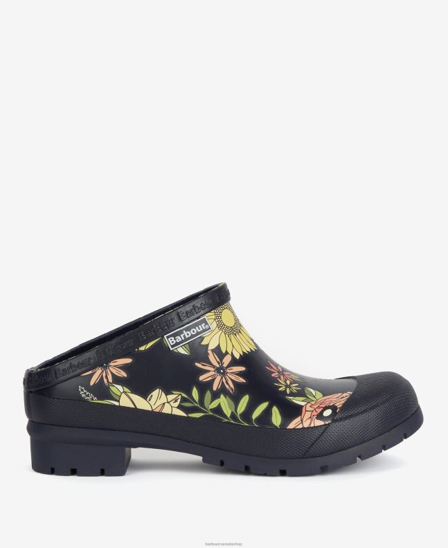 Barbour Footwear Women Black Quinn Clogs 2BB2F2051