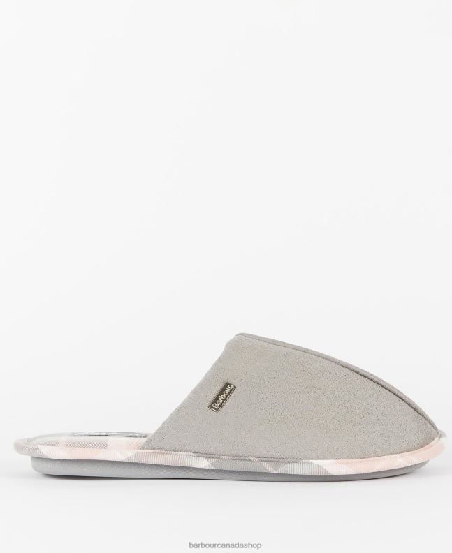 Barbour Footwear Women Grey Simone Slippers 2BB2F2046