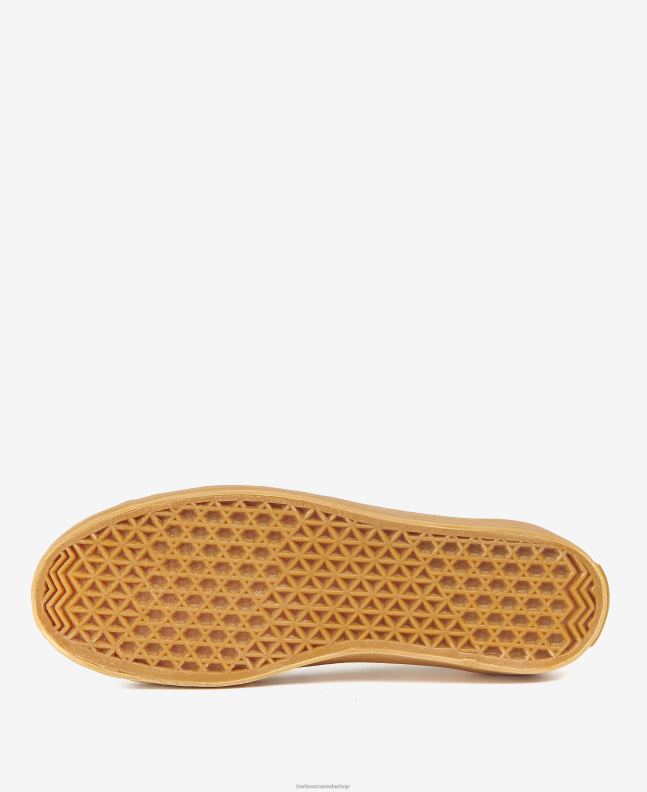 Barbour Footwear Women Ecru/Gum Portree Canvas Trainers 2BB2F2128