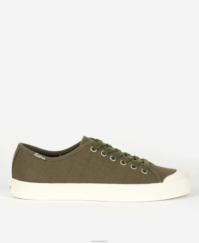 Barbour Footwear Women Ecru/Gum Portree Canvas Trainers 2BB2F2135