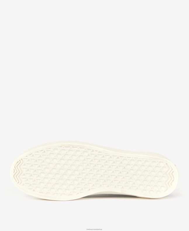 Barbour Footwear Women Ecru/Gum Portree Canvas Trainers 2BB2F2135